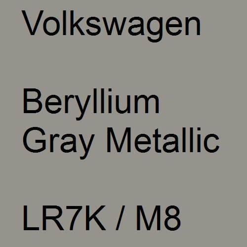 Volkswagen, Beryllium Gray Metallic, LR7K / M8.